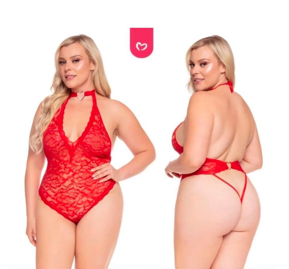 Lingerie Love Struck Lace Teddy