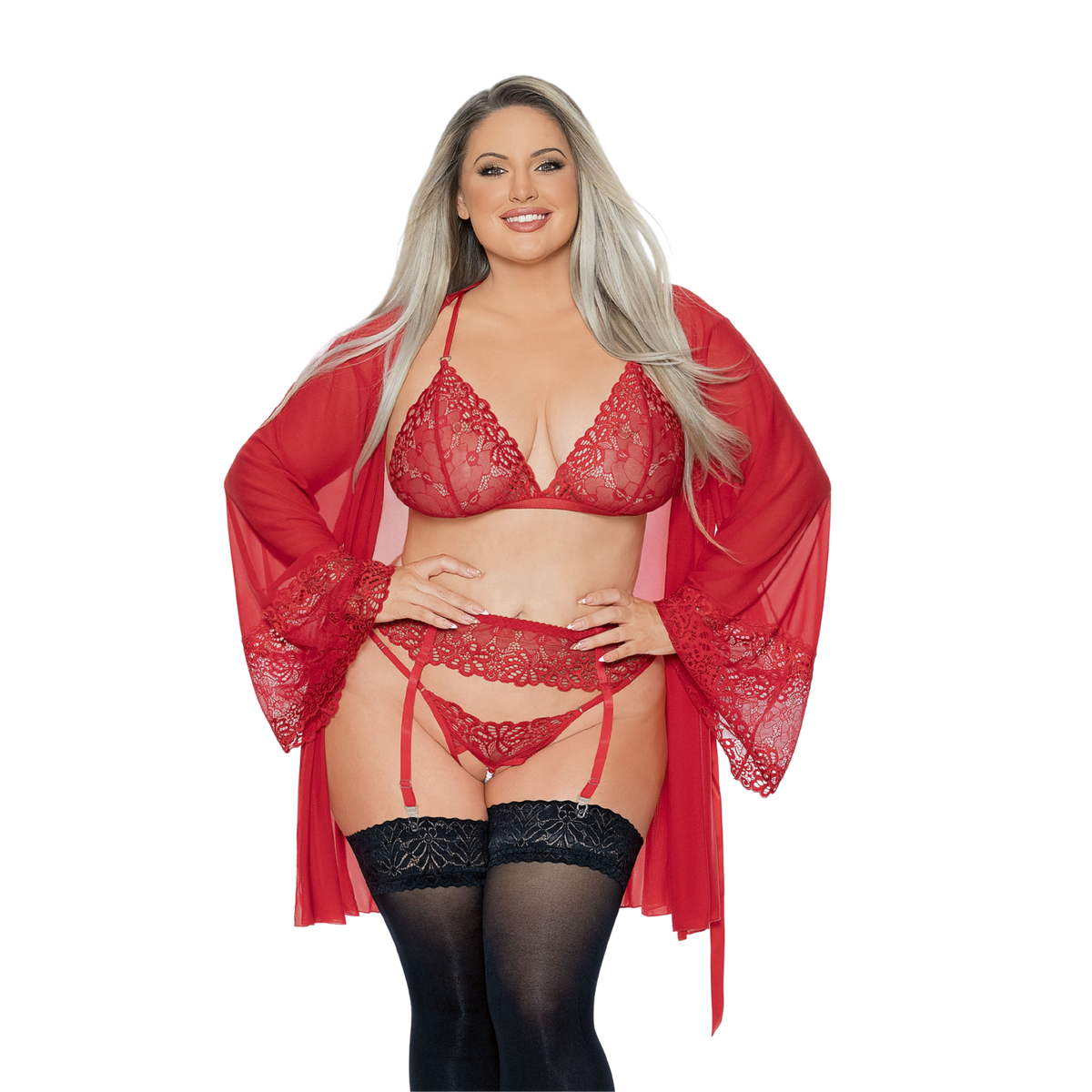 Lingerie - M&M Lace Robe