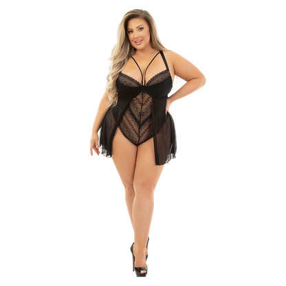 Lingerie - Twice as Nice Babydoll Teddy