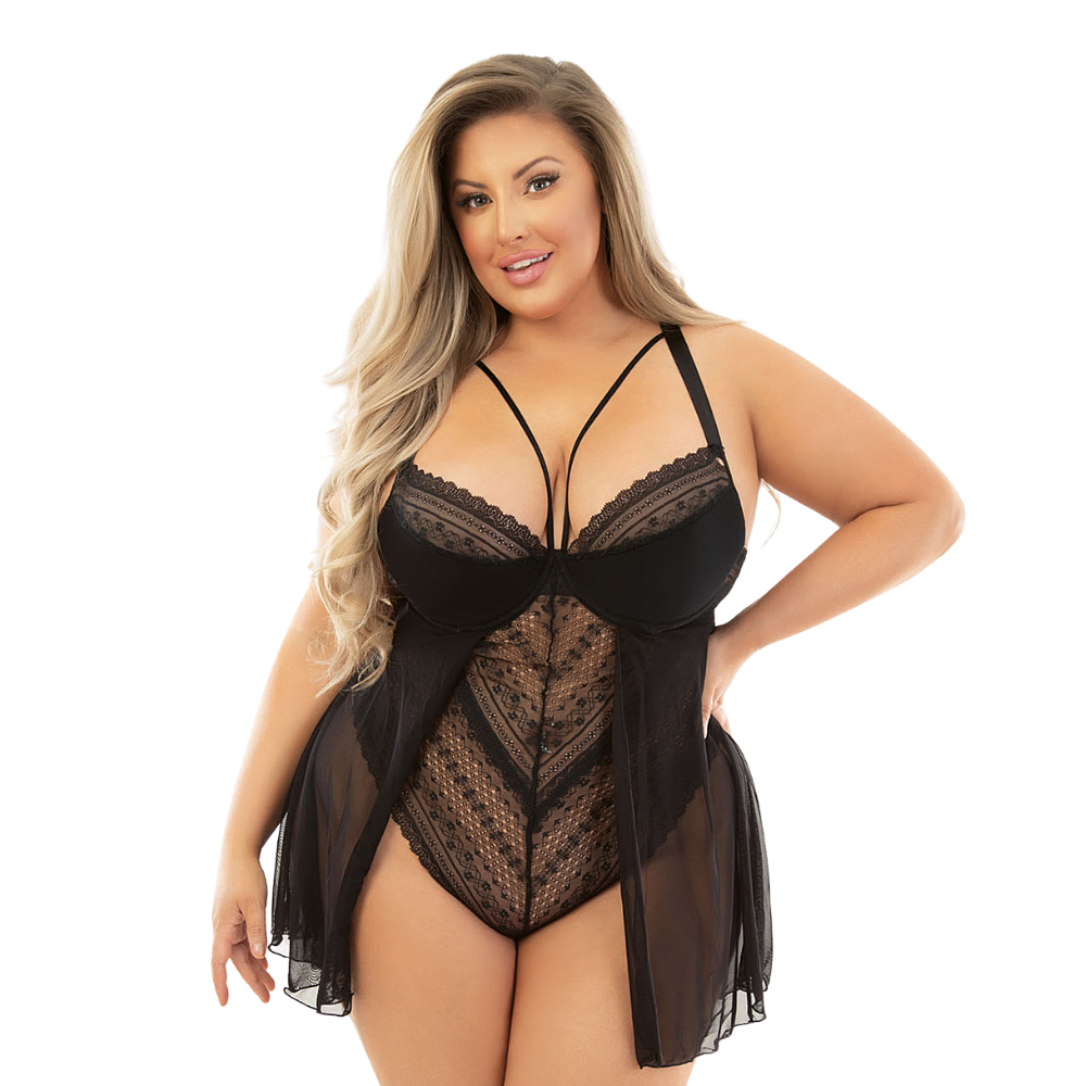 Lingerie - Twice as Nice Babydoll Teddy