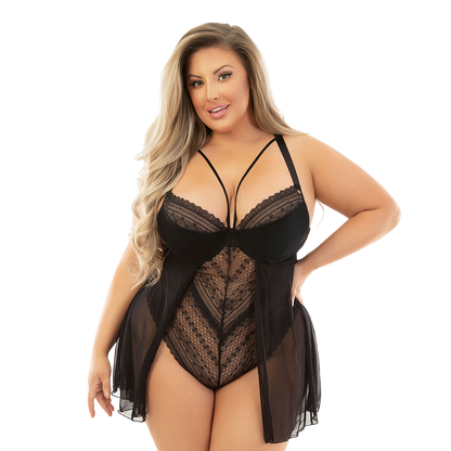 Lingerie - Twice as Nice Babydoll Teddy