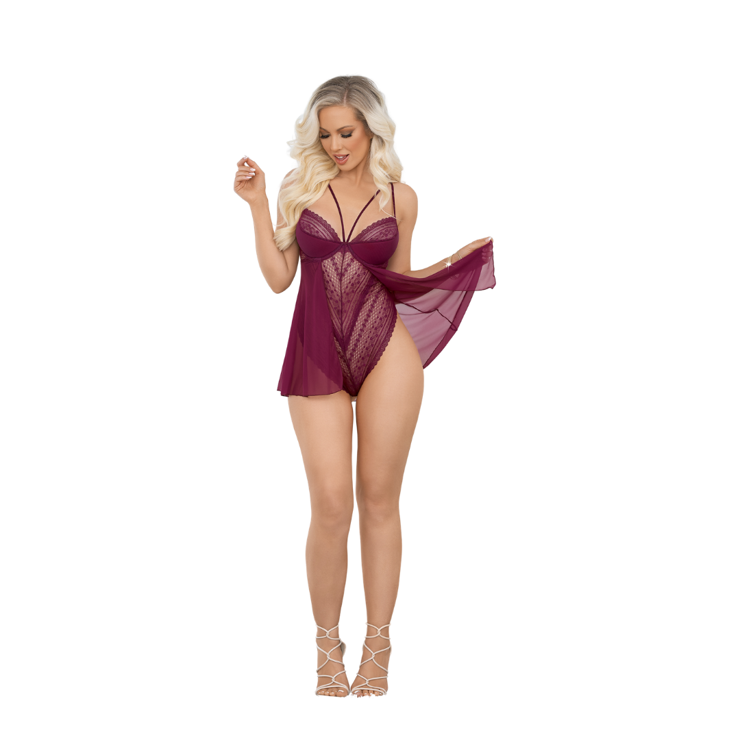 Lingerie - Twice as Nice Babydoll Teddy
