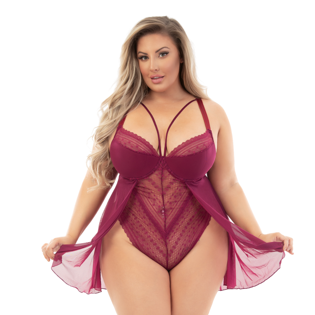 Lingerie - Twice as Nice Babydoll Teddy