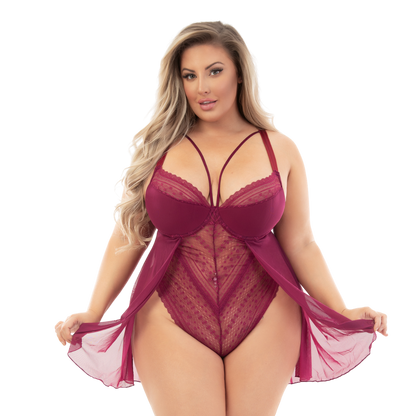 Lingerie - Twice as Nice Babydoll Teddy
