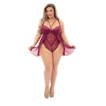 Lingerie - Twice as Nice Babydoll Teddy