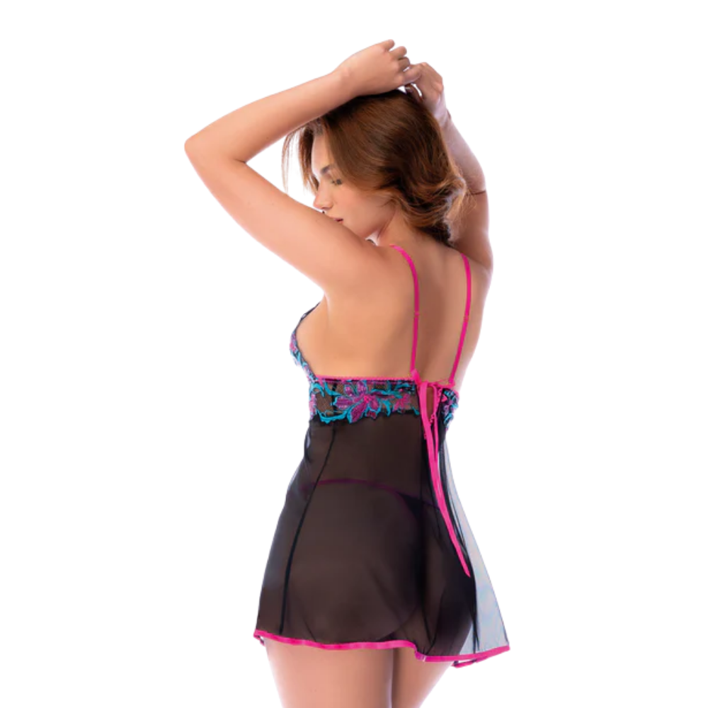 Lingerie - Electric Bloom Babydoll