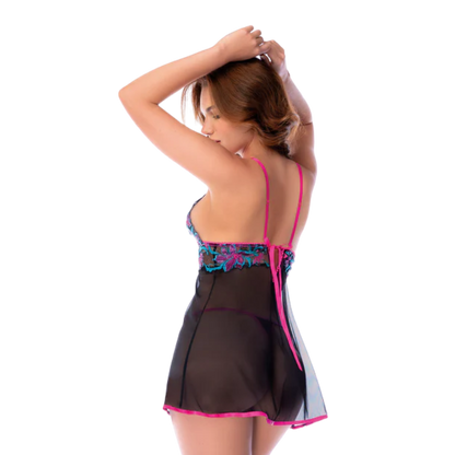 Lingerie - Electric Bloom Babydoll