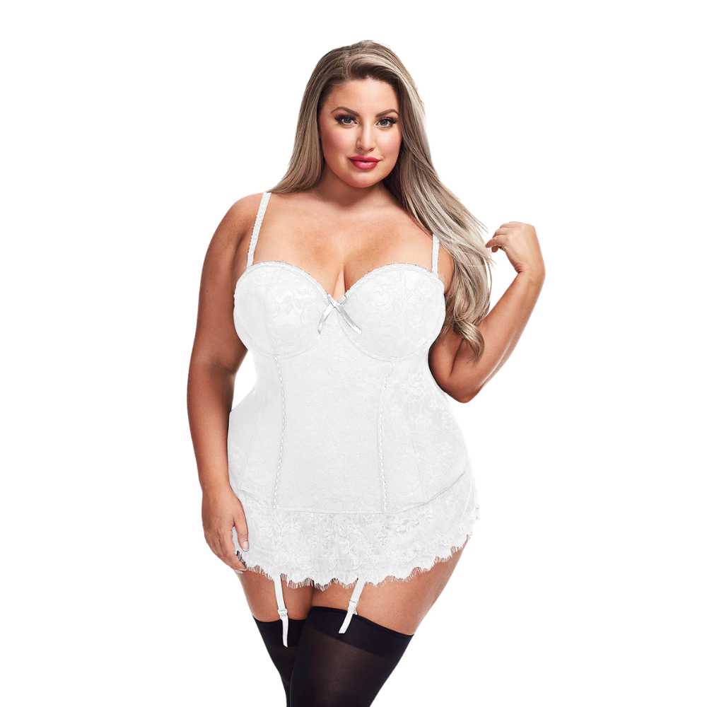 Lingerie - Lace Bustier & G-String