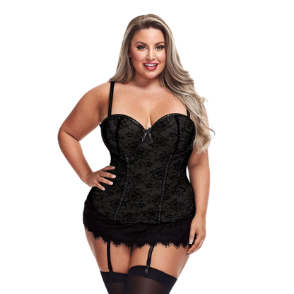 Lingerie - Lace Bustier & G-String