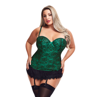 Lingerie - Lace Bustier & G-String