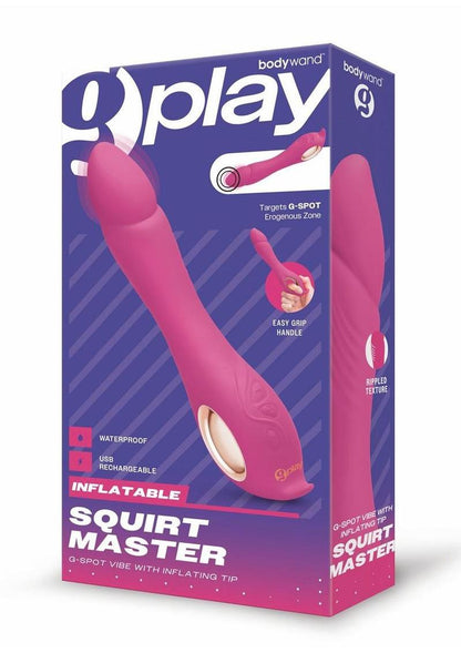 G-Play G-Spot Vibe with Inflating Tip - Inflatable Squirt Master
