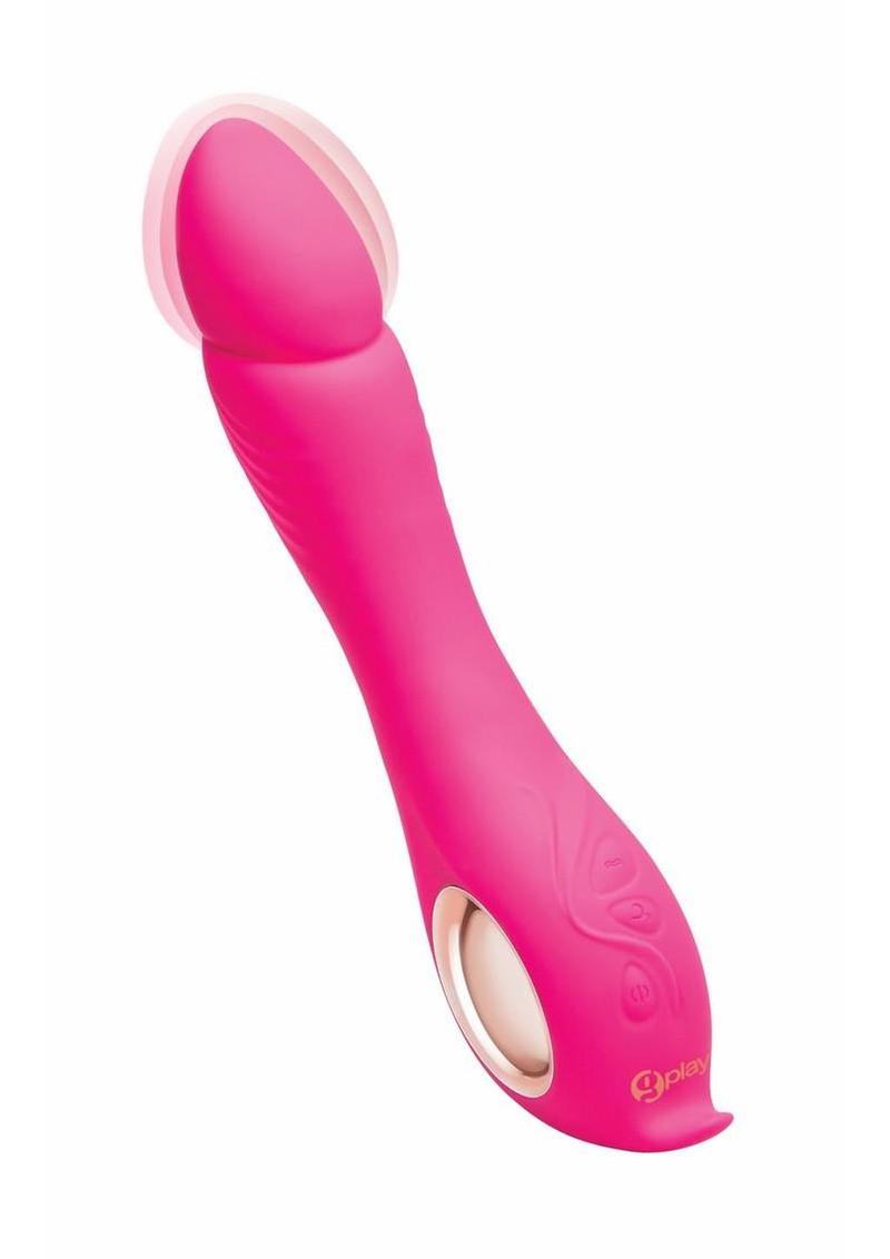 G-Play G-Spot Vibe with Inflating Tip - Inflatable Squirt Master
