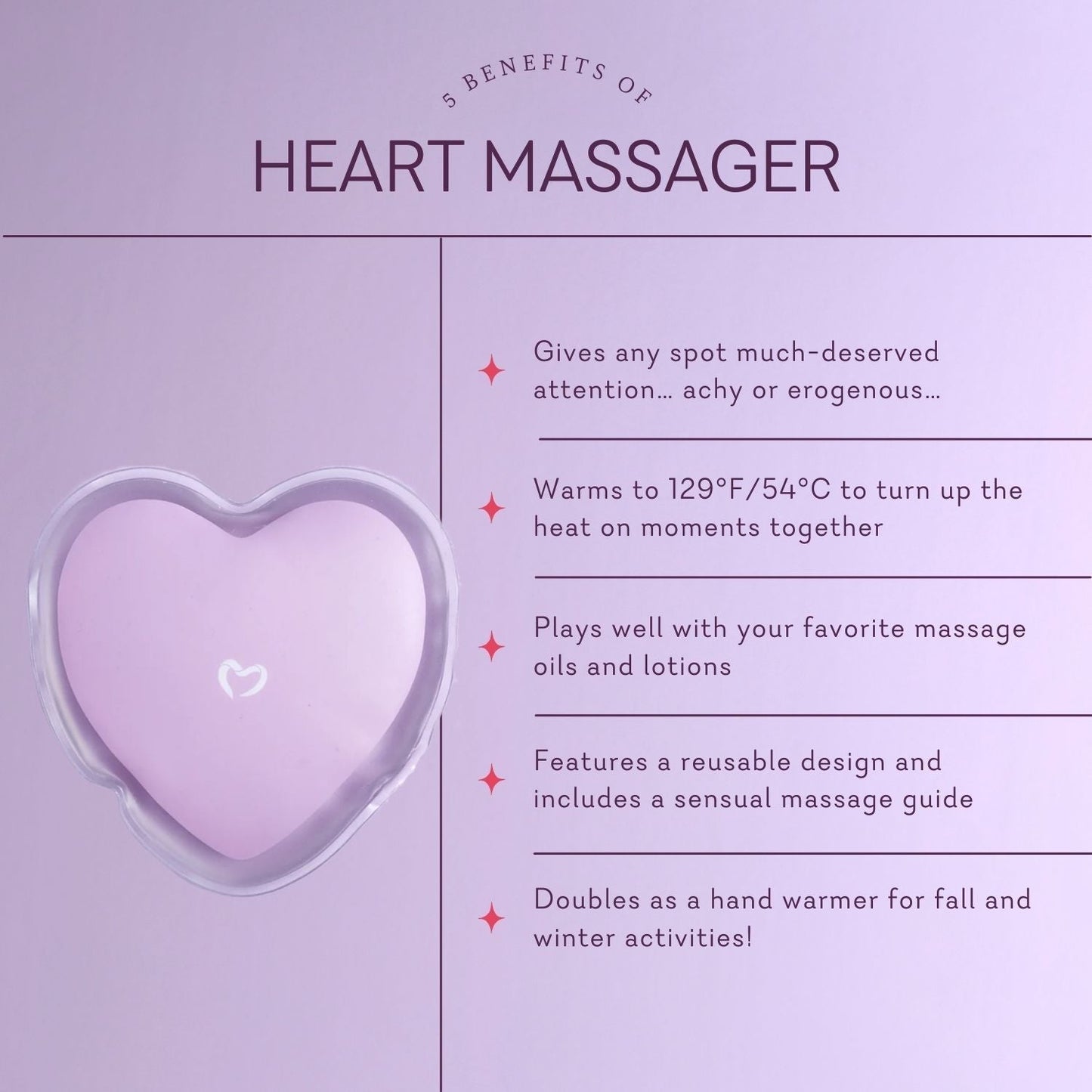 Heart Massager - Re-usable 100x