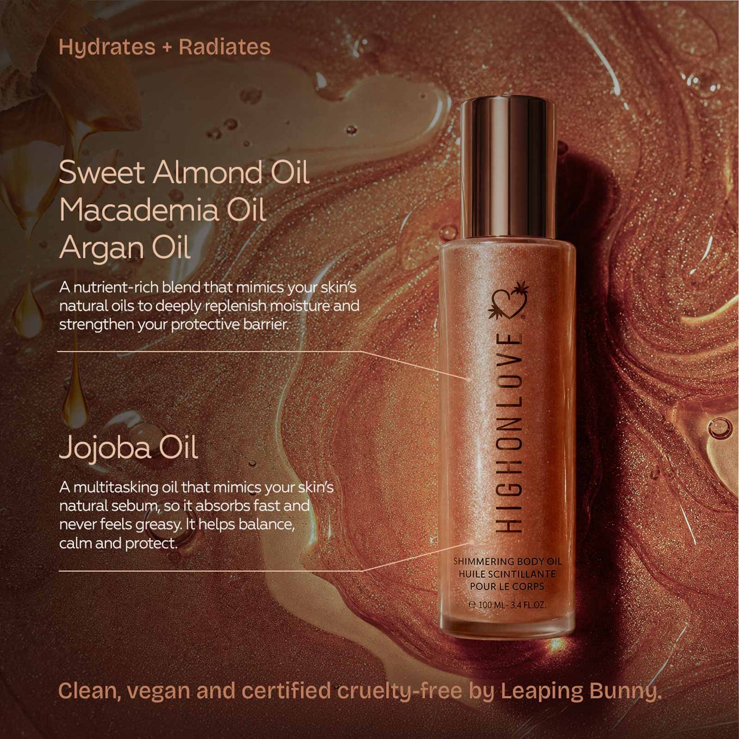 High on Love Shimmer Body Oil