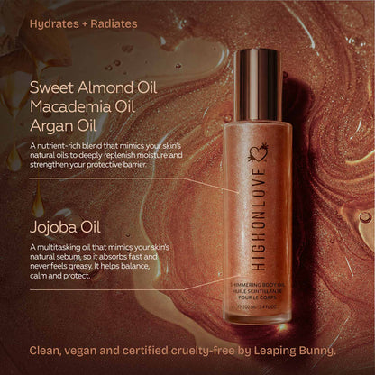 High on Love Shimmer Body Oil