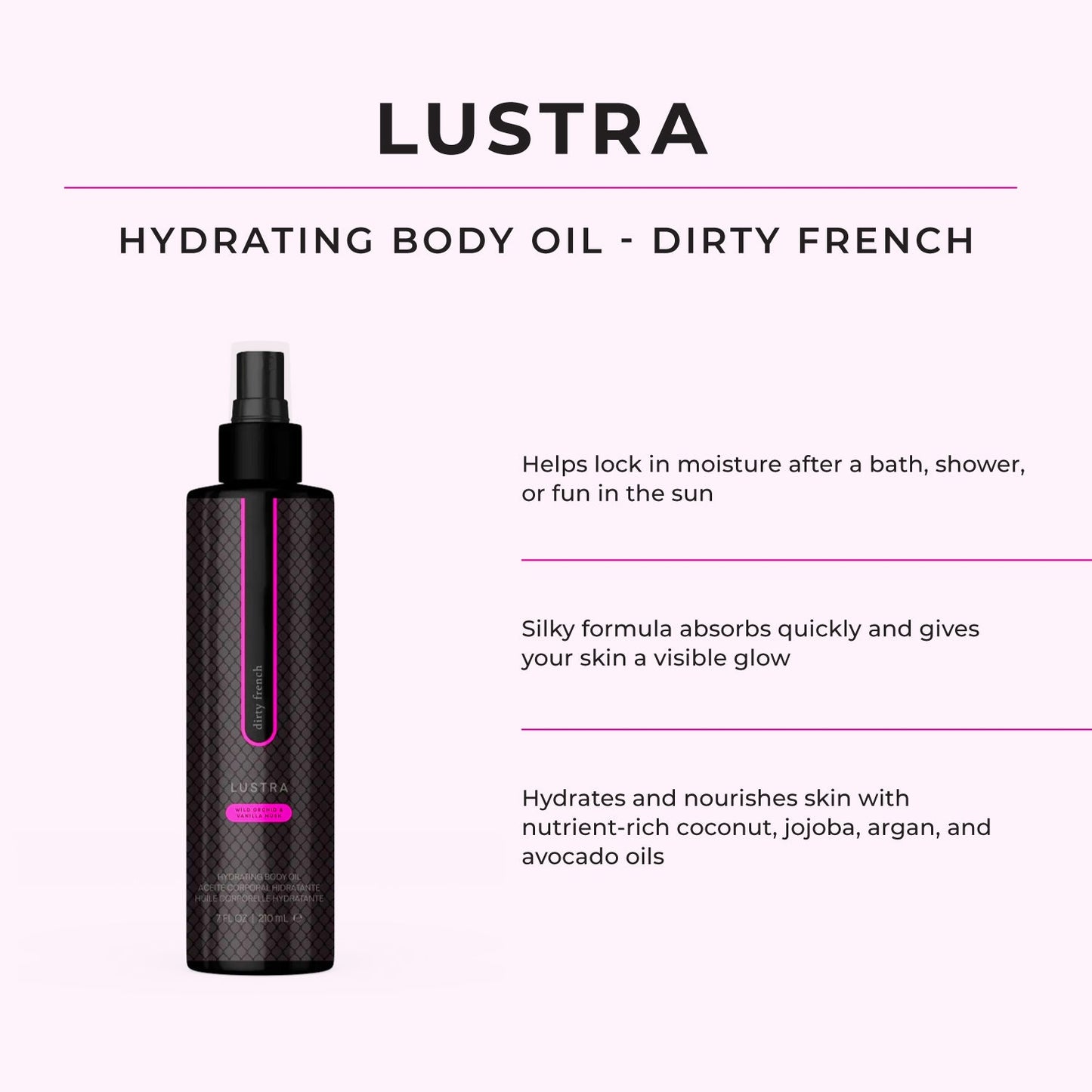 Lustra Hydrating Oil -LAZY GIRL LOTION