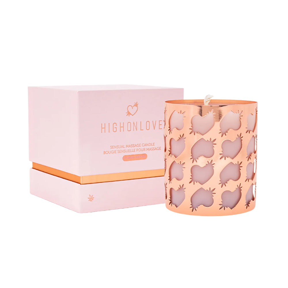 HighOnLove Massage Candle - Rose Bud