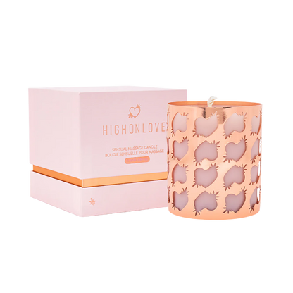 HighOnLove Massage Candle - Rose Bud
