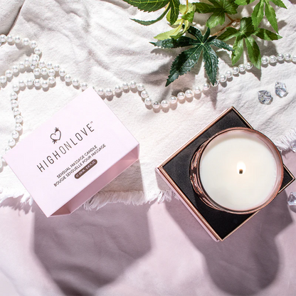 HighOnLove Massage Candle - Rose Bud