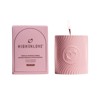 HighOnLove Massage Candle - Pink