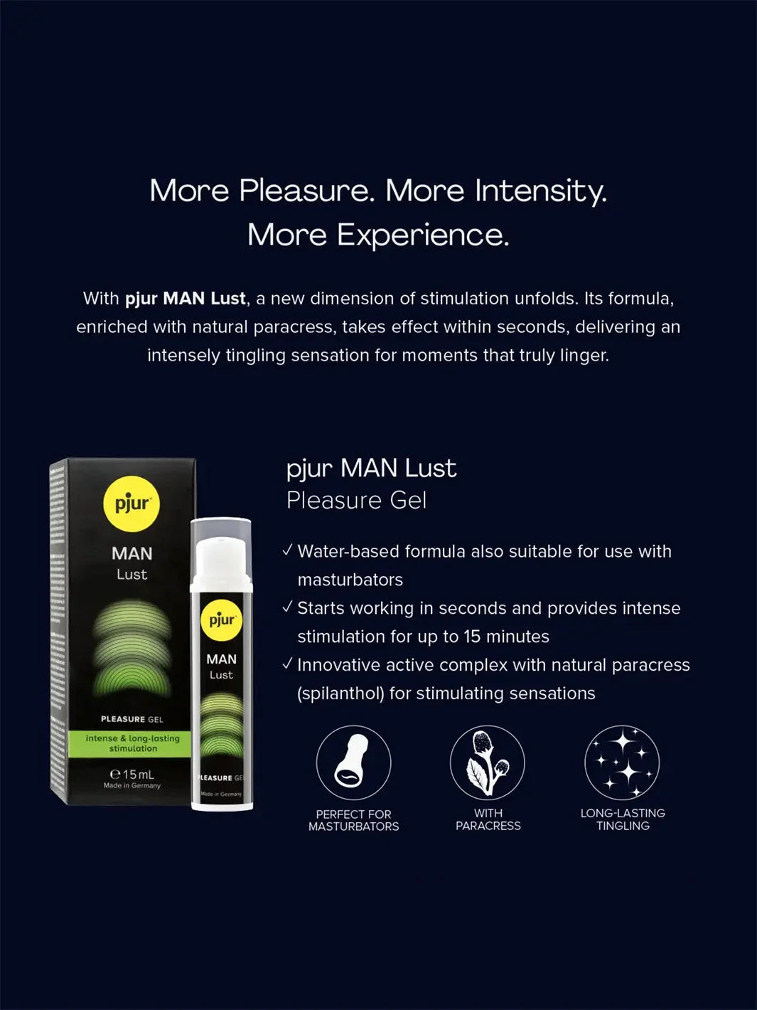 Man Lust Pleasure Gel