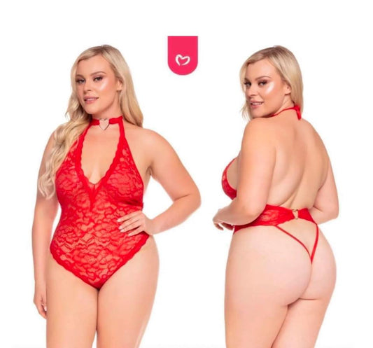 Lingerie Love Struck Lace Teddy