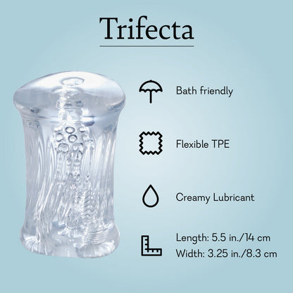 Trifecta Sleeve  MULTI-CHAMBERED PLEASURE SLEEVE