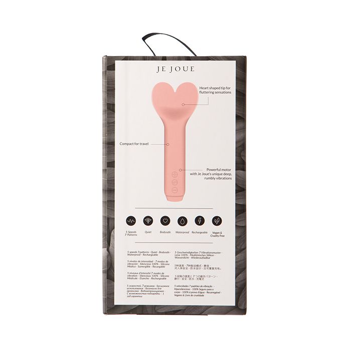 Amour Bullet Vibrator with Fluttering Heart Tip