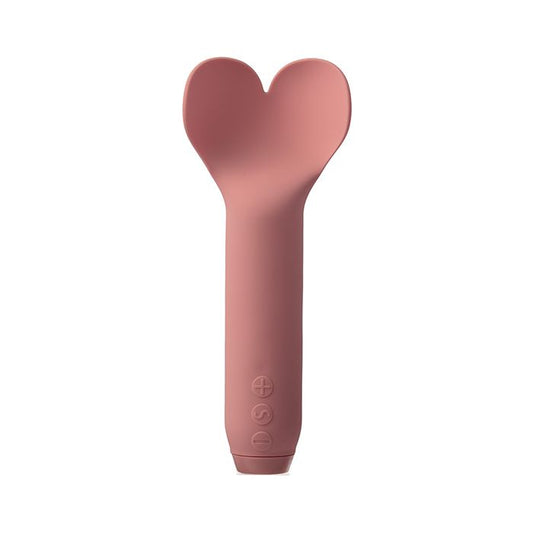 Amour Bullet Vibrator with Fluttering Heart Tip