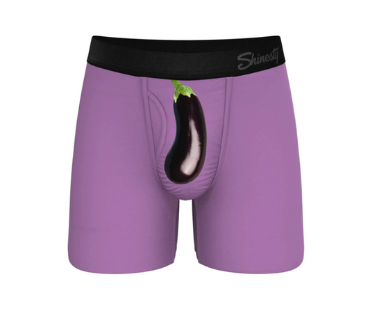 Lingerie Eggplant Boxer